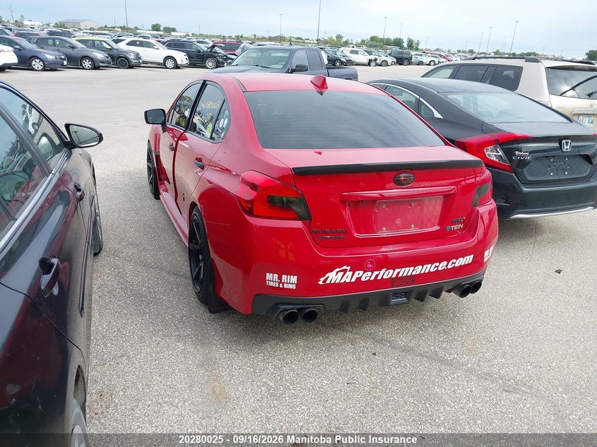 Vin: jf1va1d60f9805692, lot: 10291009, subaru impreza wrx 20153