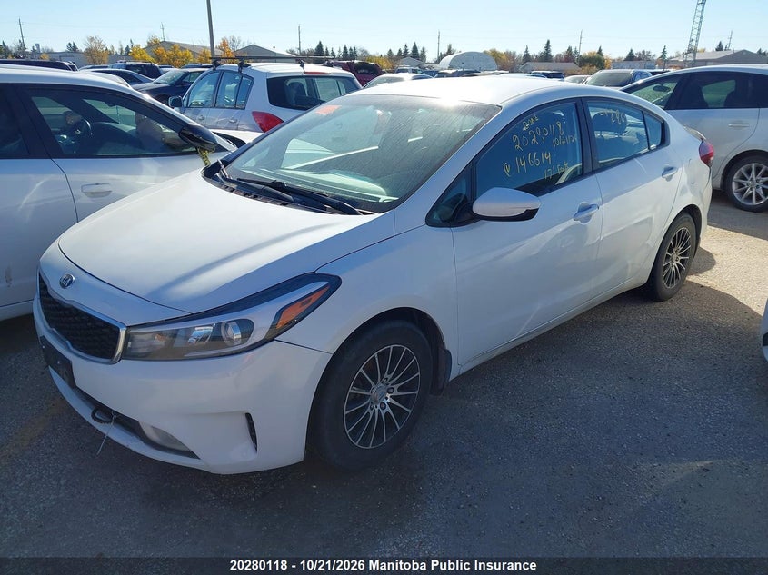 Vin: 3kpfl4a77he146614, lot: 10291102, kia forte lx 20172