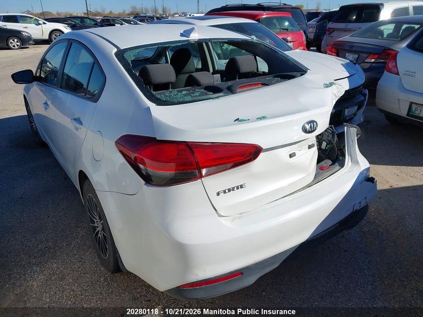 Vin: 3kpfl4a77he146614, lot: 10291102, kia forte lx 20173