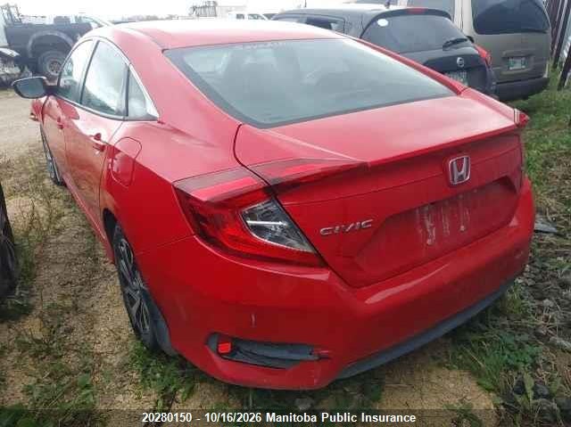 Vin: 2hgfc2f84jh006182, lot: 10291134, honda civic ex 20183