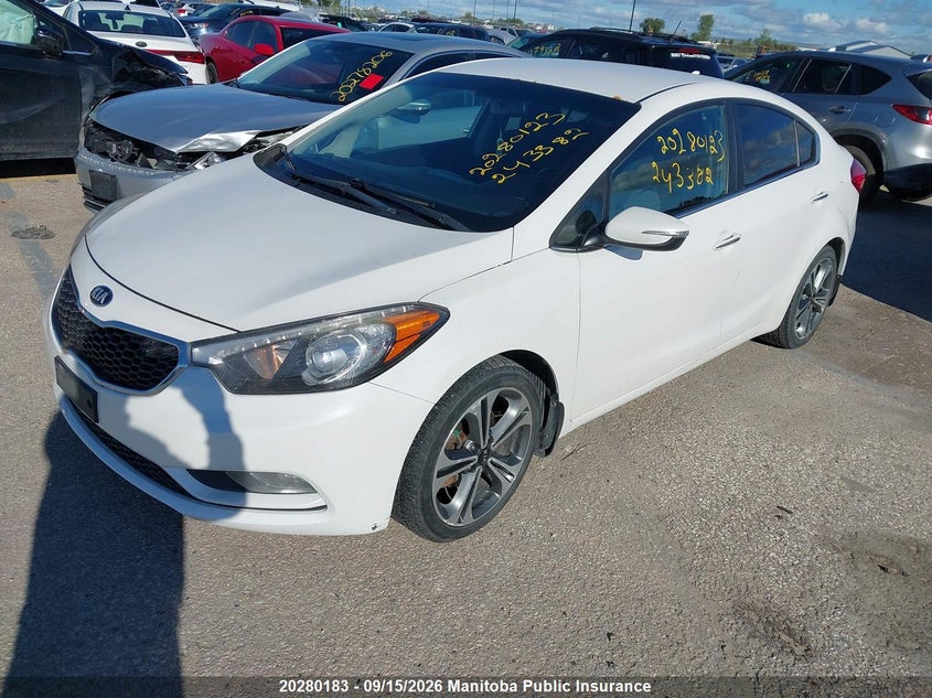 Vin: knafx4a82e5243382, lot: 10291167, kia forte ex 20142