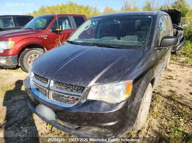 2016 Dodge Caravan, Удар ззаду, IAAI, VIN 2C4RDGBG5GR197553 — фото 2