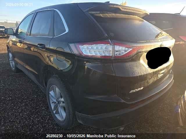 Vin: 2fmpk4j92jbb18155, lot: 10291214, ford edge sel 20183