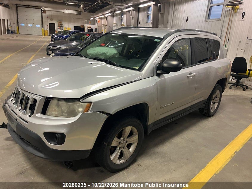 Vin: 1c4njdab8cd607917, lot: 10291219, jeep compass north 20122