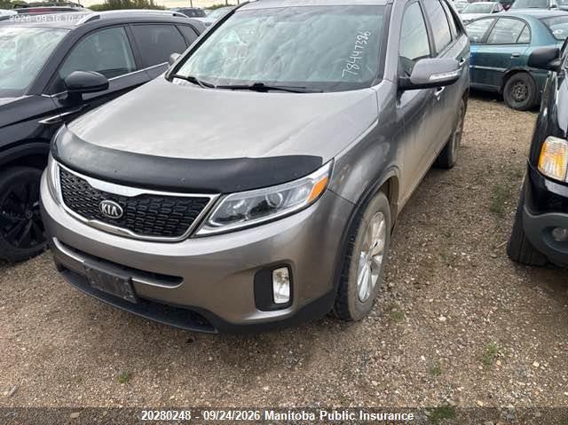 Vin: 5xykuda70fg562158, lot: 10291232, kia sorento ex v6 20152