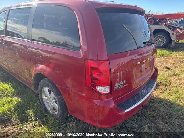 Vin: 2c4rdgbg0cr158623, lot: 10291292, dodge grand caravan se 20123