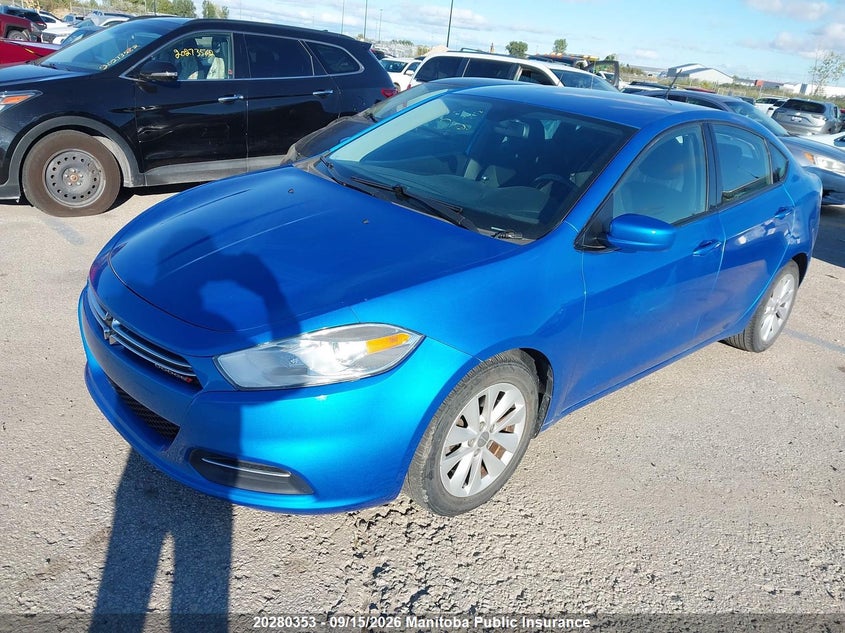Vin: 1c3cdfdh1gd503600, lot: 10291337, dodge dart aero 20162