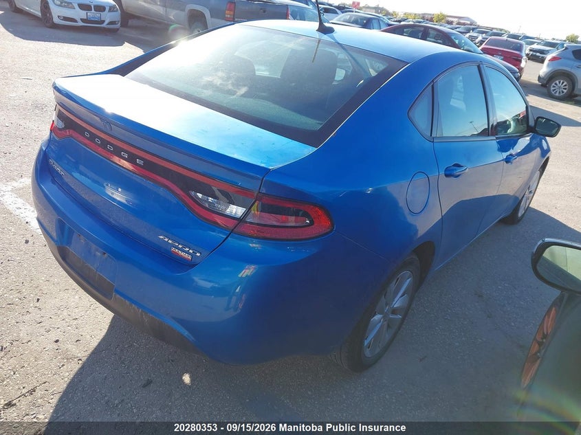 Vin: 1c3cdfdh1gd503600, lot: 10291337, dodge dart aero 20164