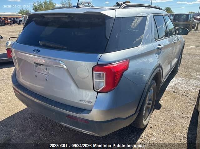 Vin: 1fmsk8dhxngb20108, lot: 10291345, ford explorer xlt 20224