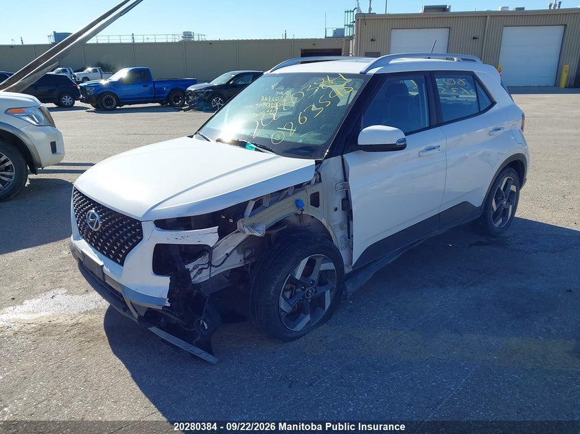 Vin: kmhrc8a34pu263595, lot: 10291368, hyundai venue ultimate 20232