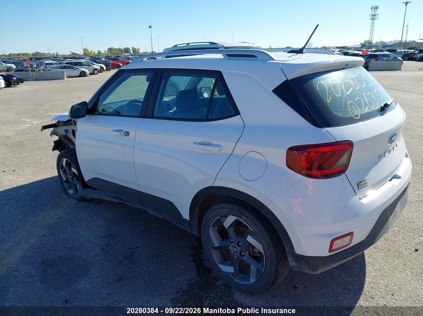 Vin: kmhrc8a34pu263595, lot: 10291368, hyundai venue ultimate 20233