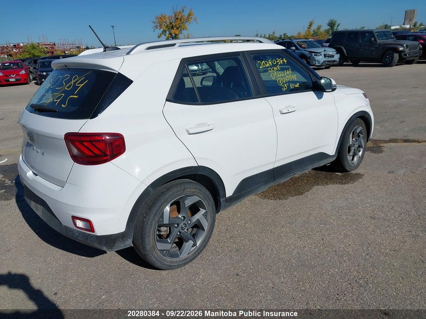 Vin: kmhrc8a34pu263595, lot: 10291368, hyundai venue ultimate 20234