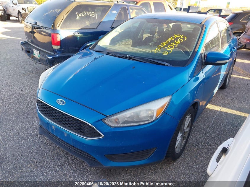 Vin: 1fadp3f29gl303655, lot: 10291390, ford focus se 20162