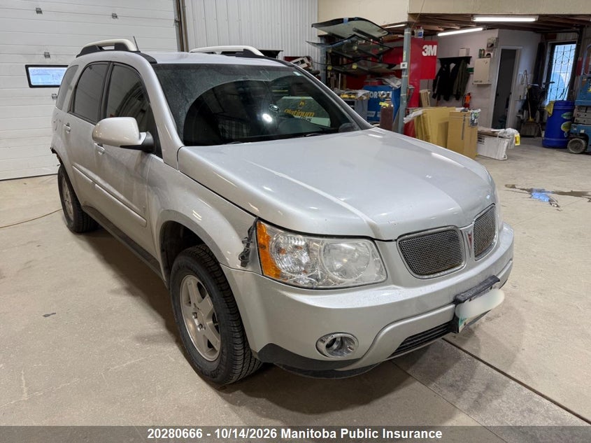 2009 Pontiac Torrent, Правый зад, IAAI, VIN 2CKDL33F996249954