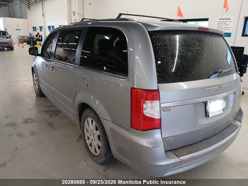 Vin: 2c4rc1bg5er309927, lot: 10291672, chrysler town & country touring 20143