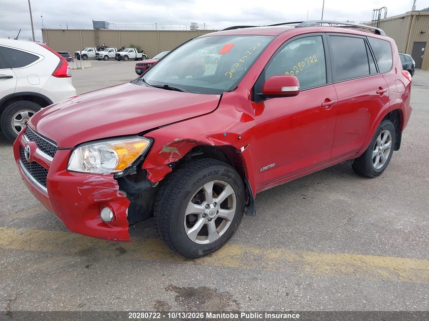 Vin: 2t3df4dv1bw163803, lot: 10291706, toyota rav4 limited 20112