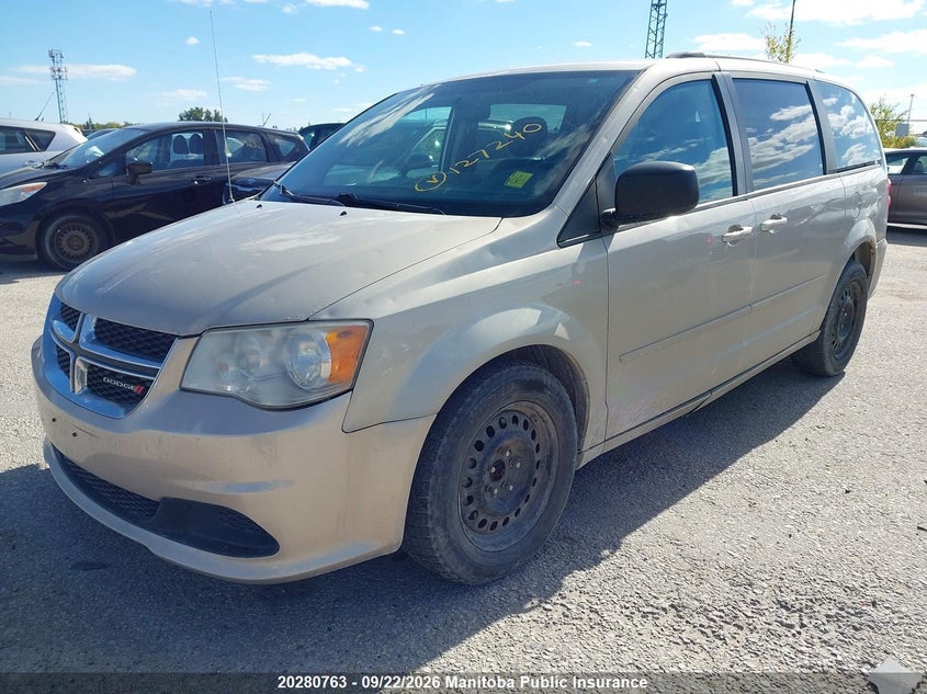 2014 Dodge Caravan, Град, IAAI, VIN 2C4RDGBG1ER127240 — фото 2