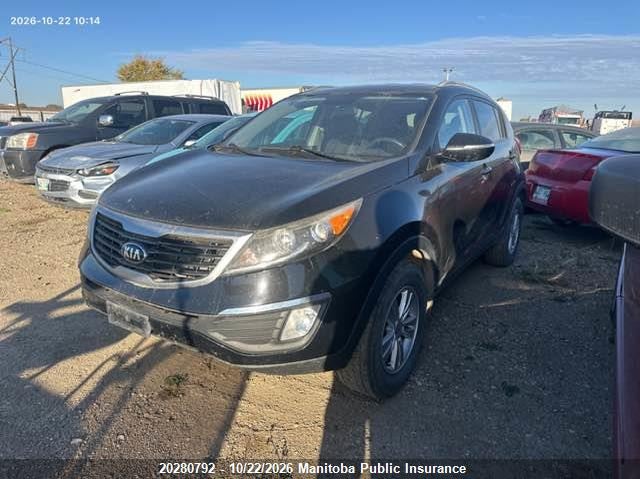 Vin: kndpb3a20d7546532, lot: 10291776, kia sportage lx 20132
