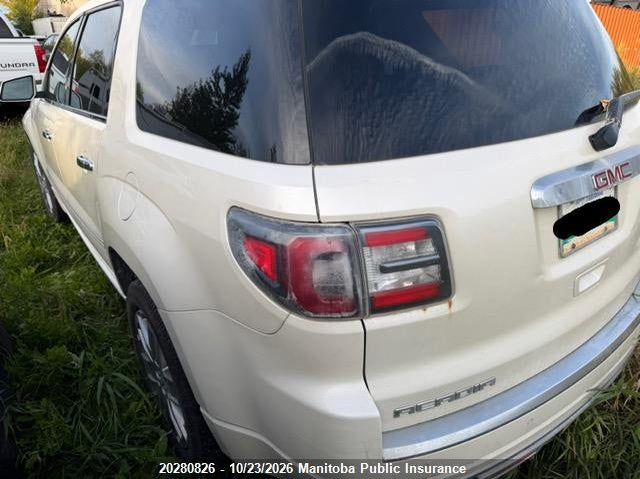 Vin: 1gkkvtkdxej134242, lot: 10291810, gmc acadia denali 20143
