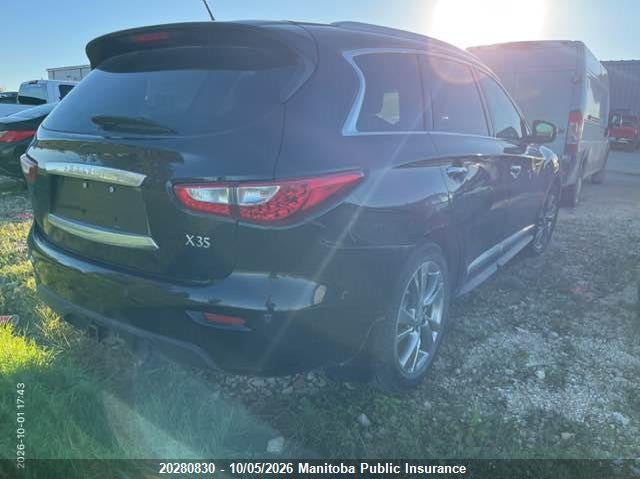 Vin: 5n1al0mmxdc337333, lot: 10291814, infiniti jx35 20134
