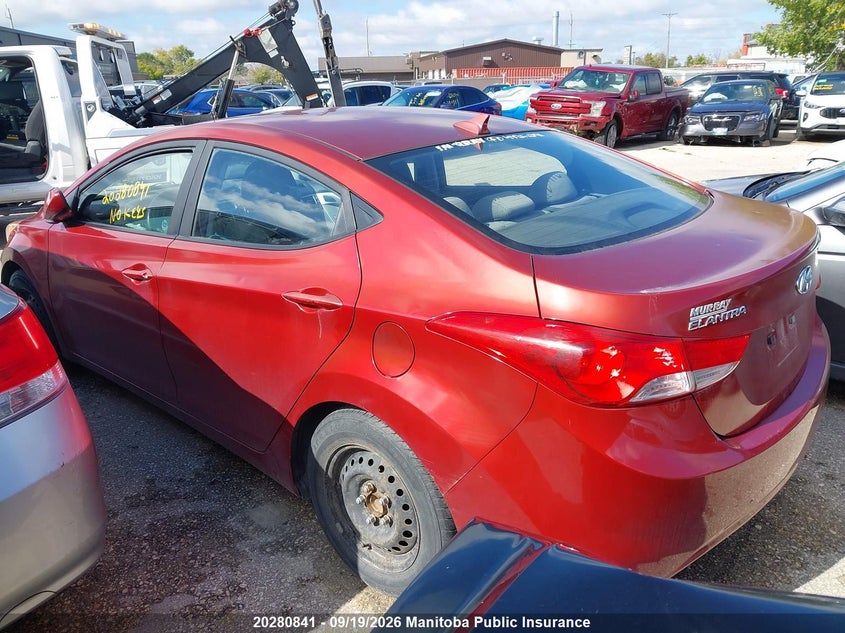 Vin: 5npdh4ae1dh264980, lot: 10291825, hyundai elantra gl 20133