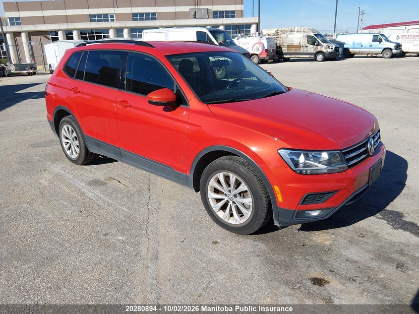 Vin: 3vv0b7ax8jm036968, lot: 10291878, volkswagen tiguan 2.0 tsi 20181
