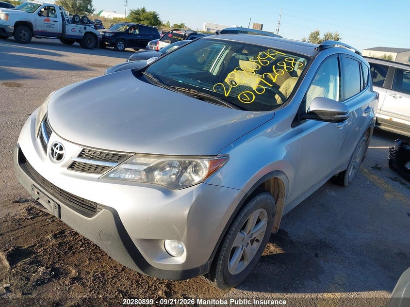 2013 Toyota RAV 4, Град, IAAI, VIN 2T3RFREV4DW072688 — фото 2