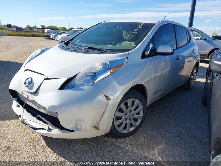Vin: 1n4az0cp4dc407753, lot: 10291884, nissan leaf sv 20132