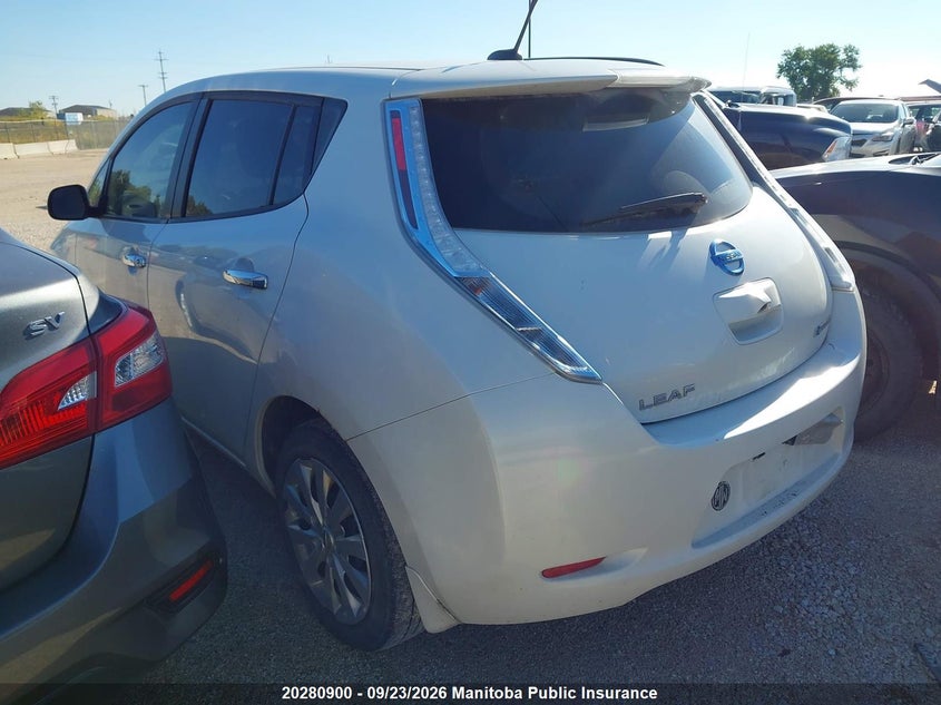 Vin: 1n4az0cp4dc407753, lot: 10291884, nissan leaf sv 20133