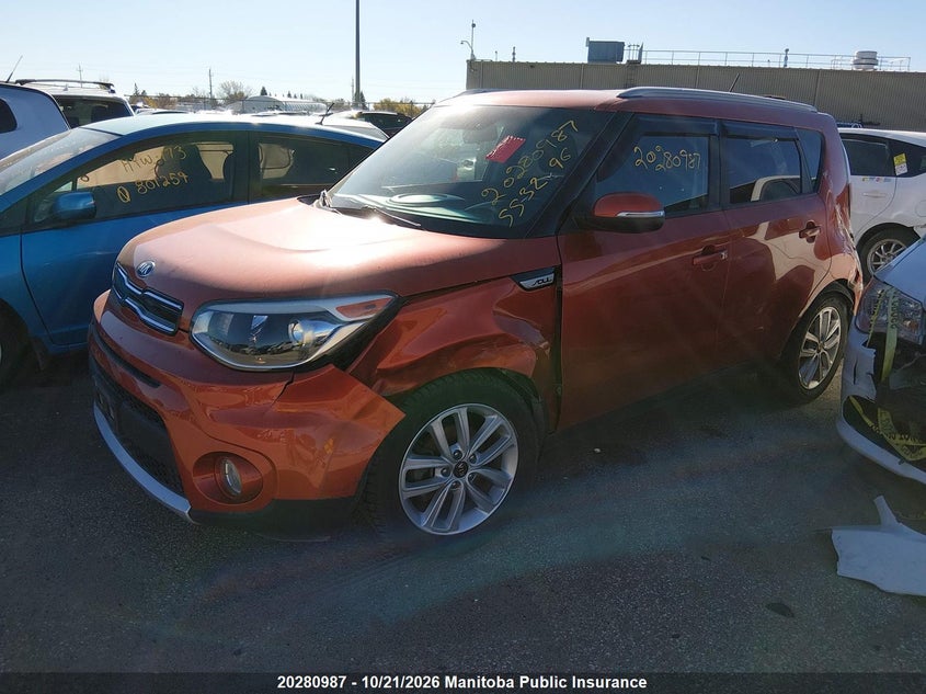 Vin: kndjp3a59j7553296, lot: 10291971, kia soul ex 20182