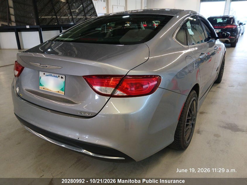 Vin: 1c3cccab1gn103340, lot: 10291976, chrysler 200 limited 20164