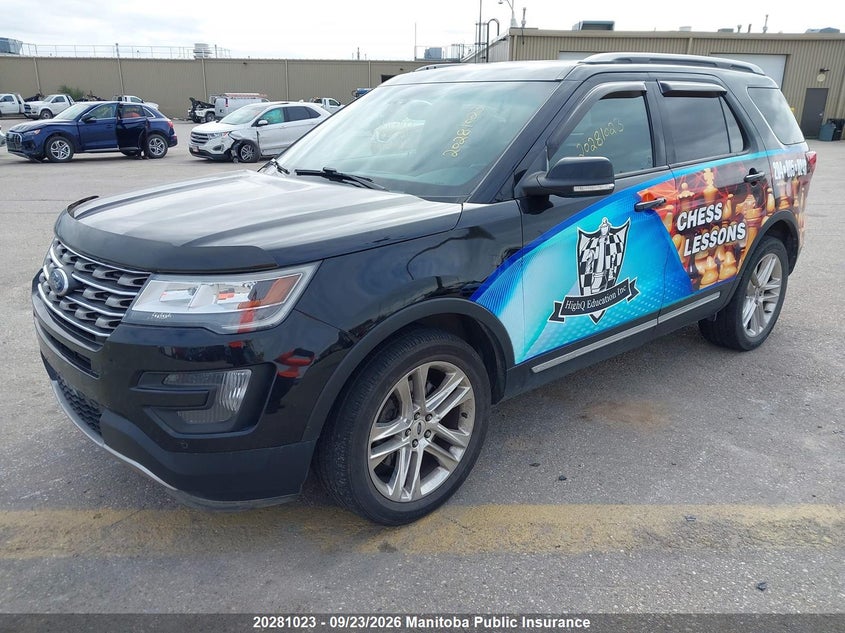 2016 Ford Explorer, Град, IAAI, VIN 1FM5K8D87GGB20616 — фото 2