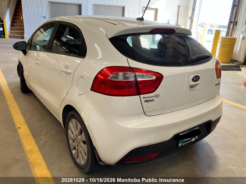 Vin: knadn5a39d6797910, lot: 10292013, kia rio 5 lx 20134