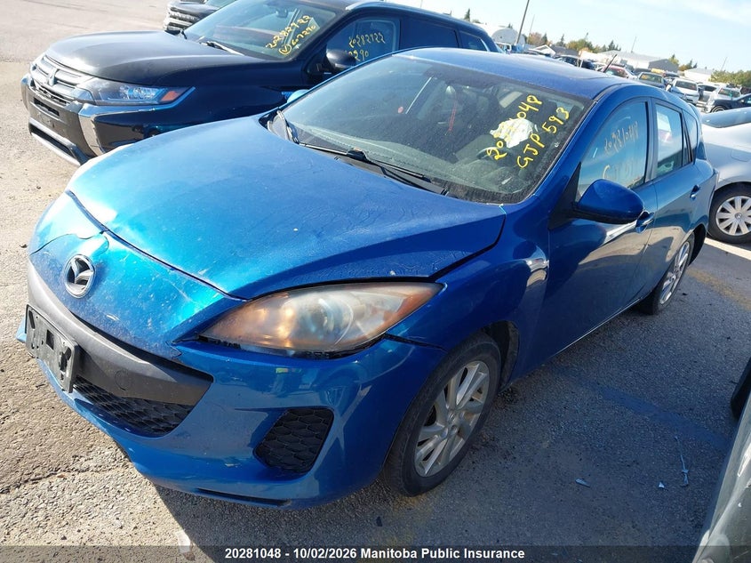 Vin: jm1bl1l71c1635595, lot: 10292032, mazda mazda3 sport gs sky 20122