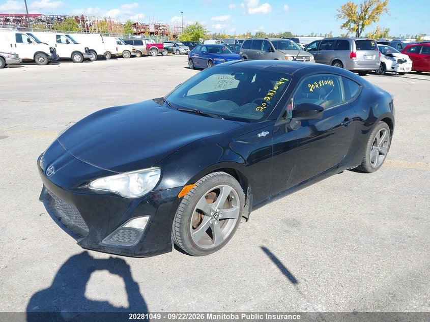 2013 Scion FR-S, Град, IAAI, VIN JF1ZNAA1XD1725505 — фото 2