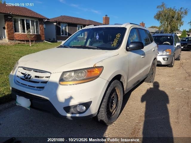 Vin: 5nmshdag0ah382357, lot: 10292064, hyundai santa fe limited 20102