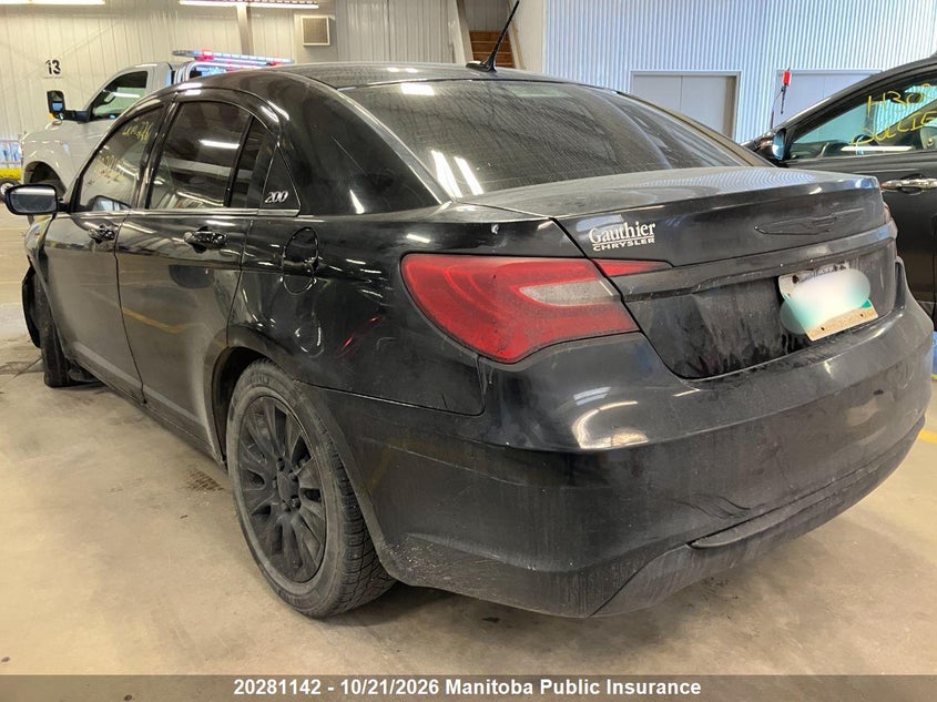 Vin: 1c3ccbab7dn569683, lot: 10292126, chrysler 200 lx 20133