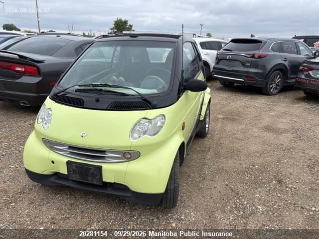 2006 Smart Fortwo Cdi Pulse, Левый бок, IAAI, VIN WMEAK00F76J241318 — фото 2