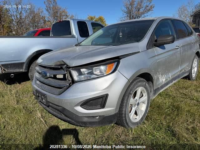 Vin: 2fmtk3g97fbb87012, lot: 10292320, ford edge se 20152