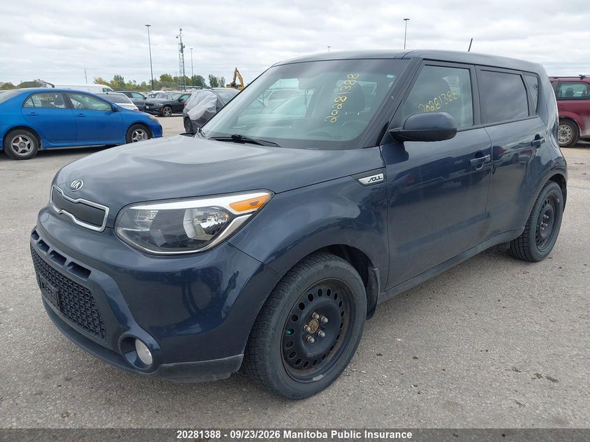 Vin: kndjn2a27f7227462, lot: 10292372, kia soul lx 20152