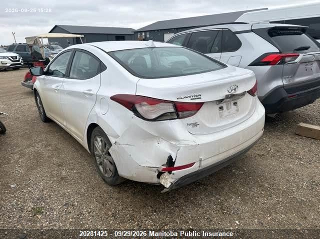 Vin: kmhdh4ae0gu615271, lot: 10292409, hyundai elantra se 20163