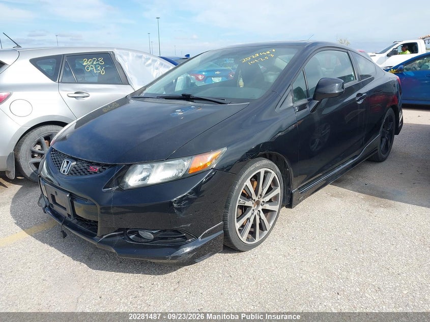 Vin: 2hgfg4a55ch101253, lot: 10292471, honda civic si si 20122