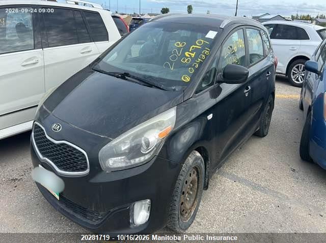 Vin: knaht8a36e7024221, lot: 10292703, kia rondo lx 20142