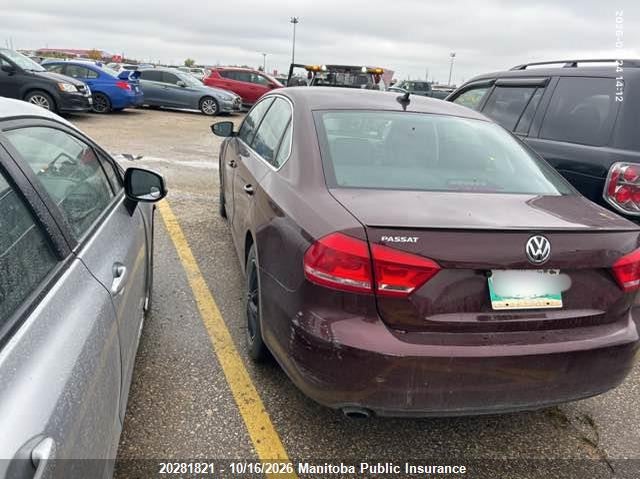 Vin: 1vwbh7a3xcc018718, lot: 10292805, volkswagen passat 2.5 20123