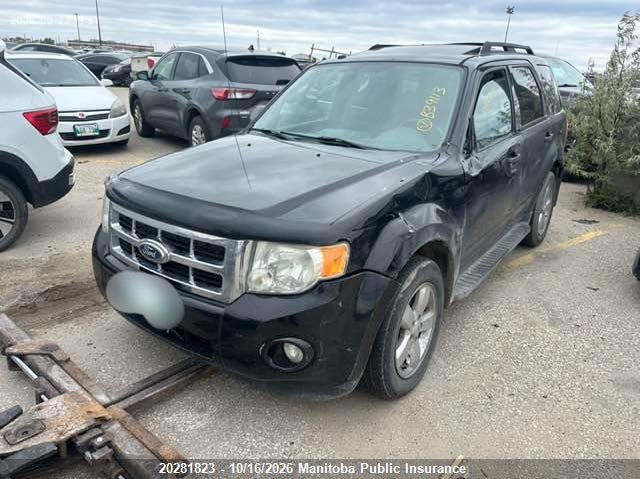 Vin: 1fmcu9dg6akb39113, lot: 10292807, ford escape xlt v6 20102