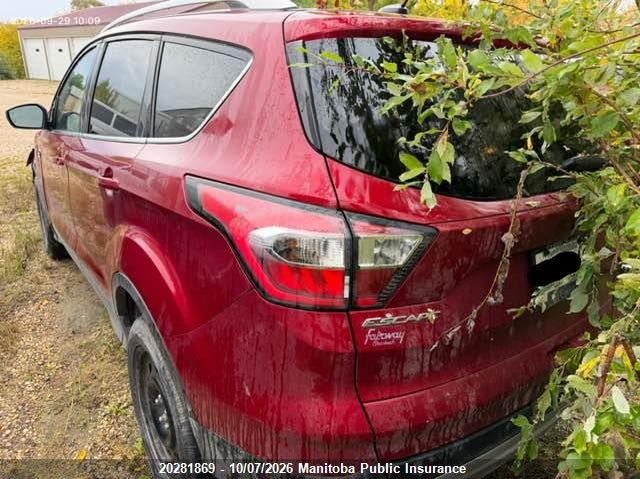 Vin: 1fmcu9j98hub69928, lot: 10292853, ford escape titanium 20173