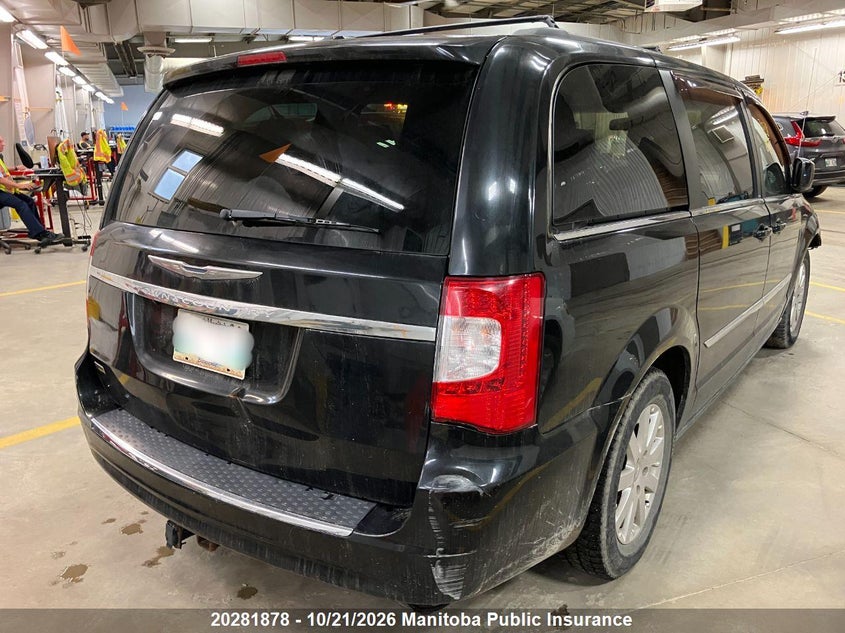 Vin: 2c4rc1bgxdr635642, lot: 10292862, chrysler town & country touring 20133