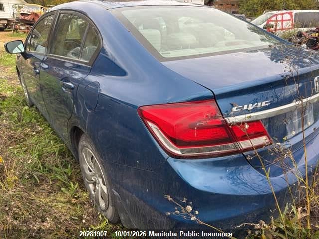 Vin: 2hgfb2f40eh022112, lot: 10292891, honda civic lx 20143