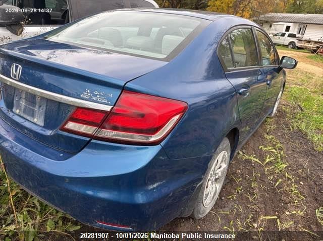 Vin: 2hgfb2f40eh022112, lot: 10292891, honda civic lx 20144
