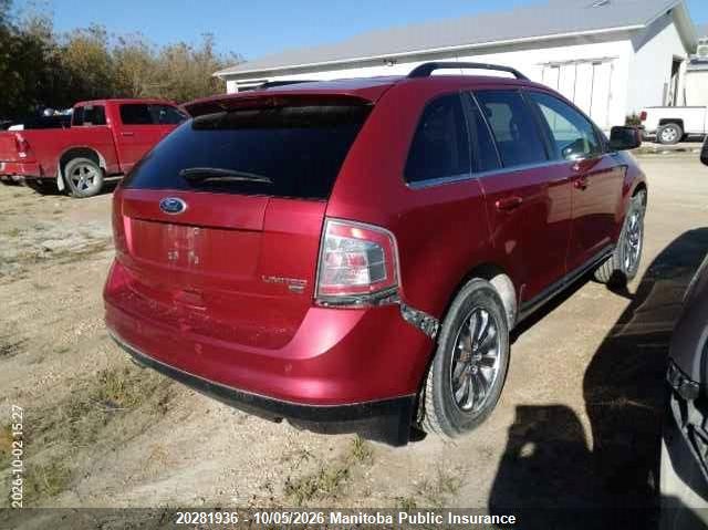 Vin: 2fmdk4kc4abb54765, lot: 10292920, ford edge limited 20104